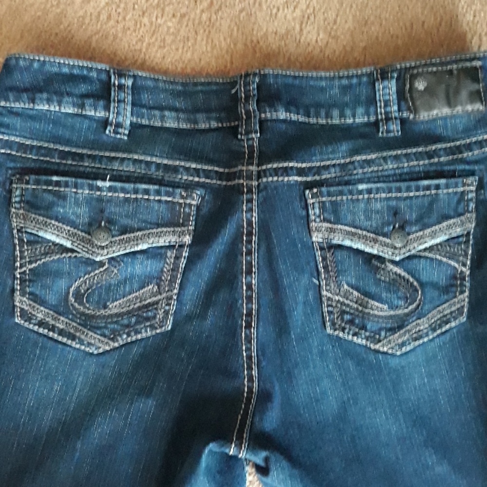 Silver jeans